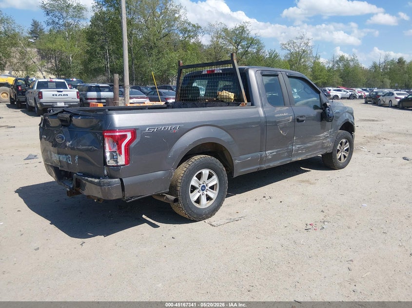 Vin: 1ftex1epxfke45162, lot: 45665027, ford f-150 xl 20154
