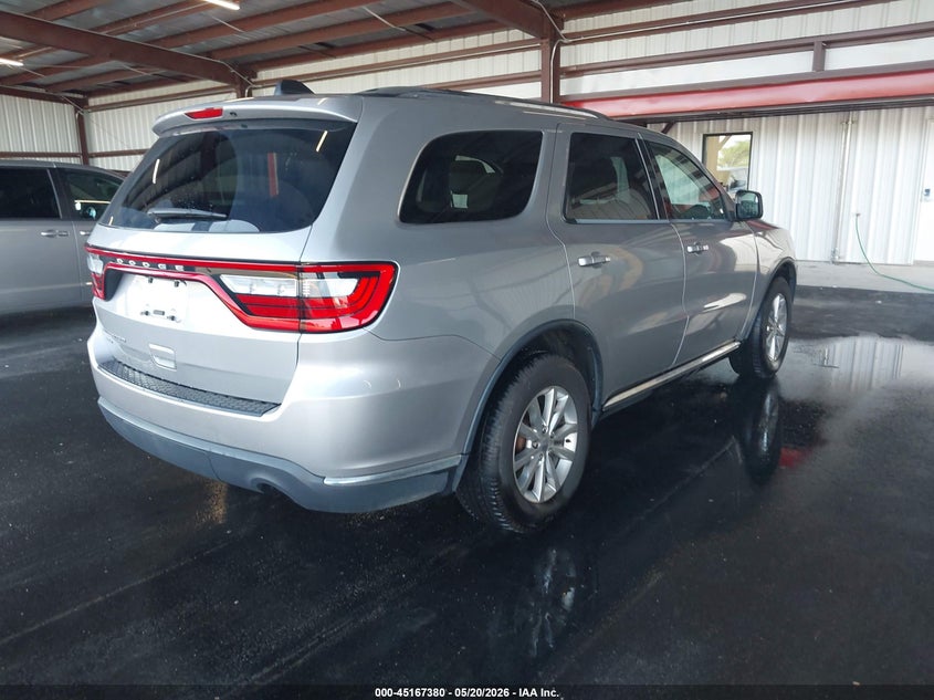 Vin: 1c4rdjag5gc433044, lot: 45665066, dodge durango sxt 20164
