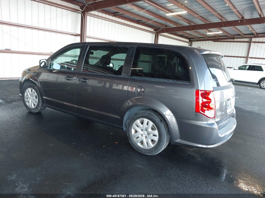 Vin: 2c4rdgbg2kr676490, lot: 45665067, dodge grand caravan se 20193