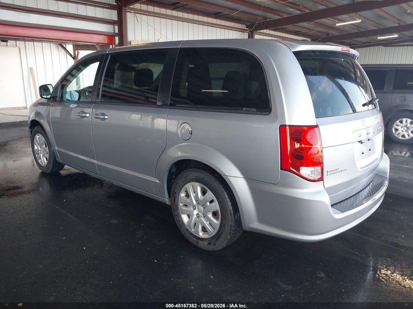 Vin: 2c4rdgbg0jr323907, lot: 45665069, dodge grand caravan se 20183