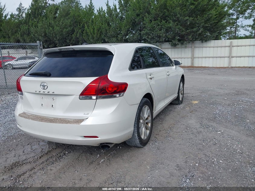 Vin: 4t3za3bb6eu086910, lot: 45665082, toyota venza le 20144