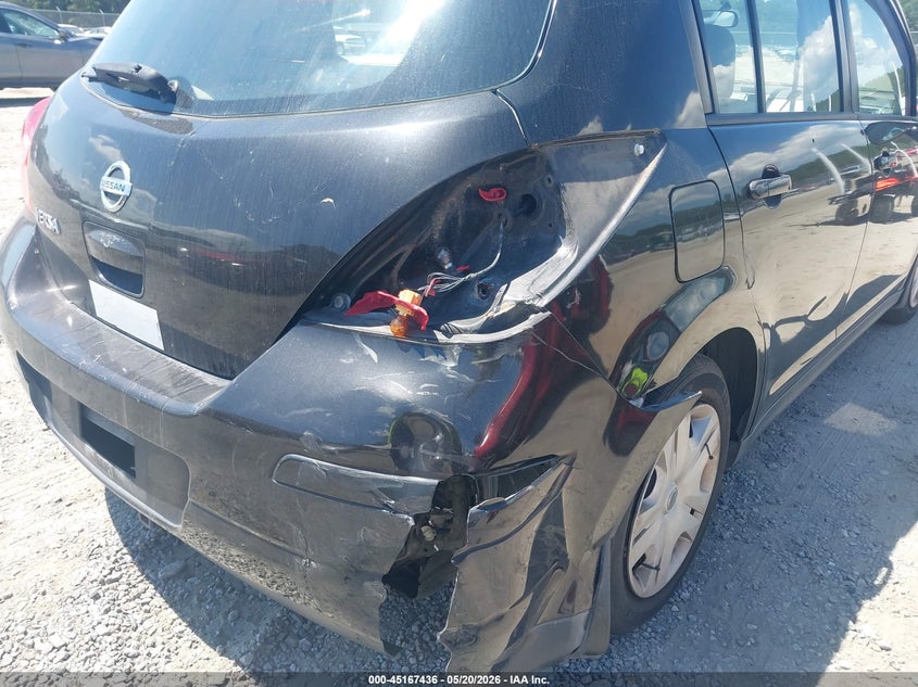 2011 Nissan Versa 1.8 1.8S black Lot 111045167436 Vin 3N1BC1CPXBL420520