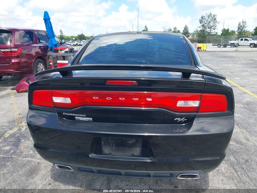 2012 Dodge Charger 5.7 R/T black Lot 111045167507 Vin 2C3CDXCT8CH232494