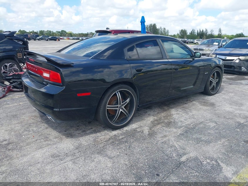2012 Dodge Charger 5.7 R/T black Lot 111045167507 Vin 2C3CDXCT8CH232494