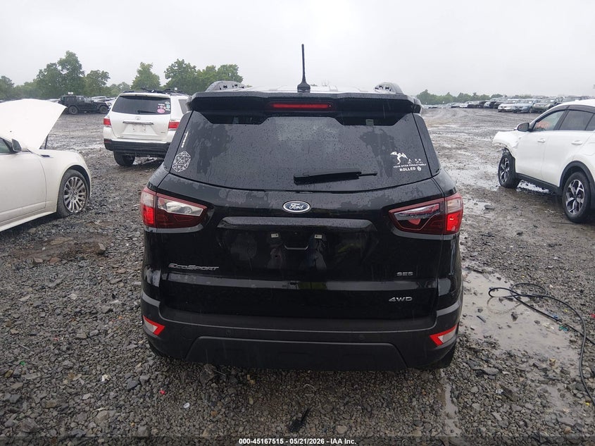 2019 Ford Ecosport Ses VIN: MAJ6S3JLXKC260850 Lot: 45167515