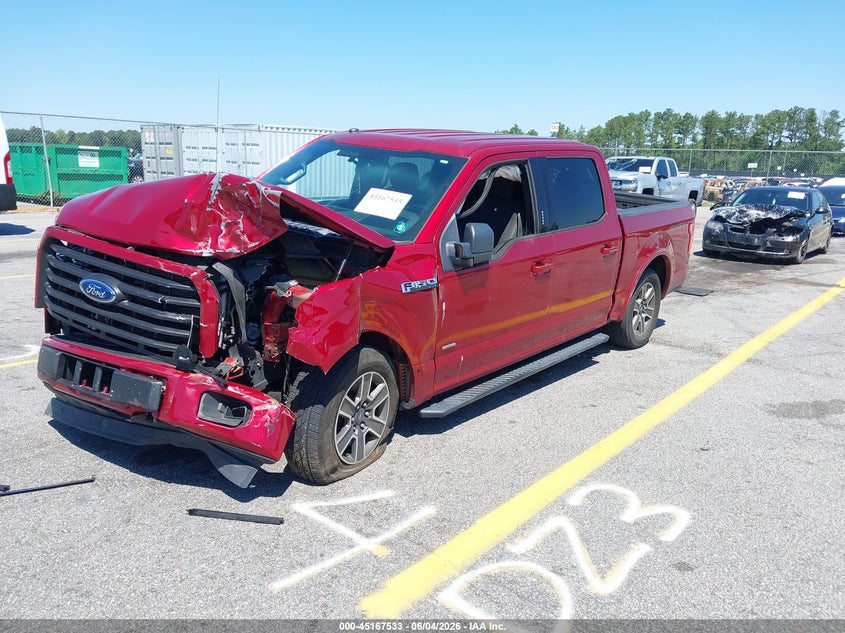 Vin: 1ftew1cpxhfc49336, lot: 45665219, ford f-150 xlt 20172
