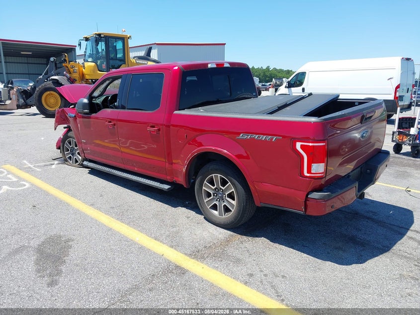 Vin: 1ftew1cpxhfc49336, lot: 45665219, ford f-150 xlt 20173