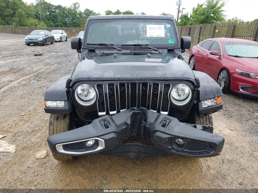 2023 Jeep Gladiator Overland 4X4 VIN: 1C6HJTFGXPL505176 Lot: 45167543