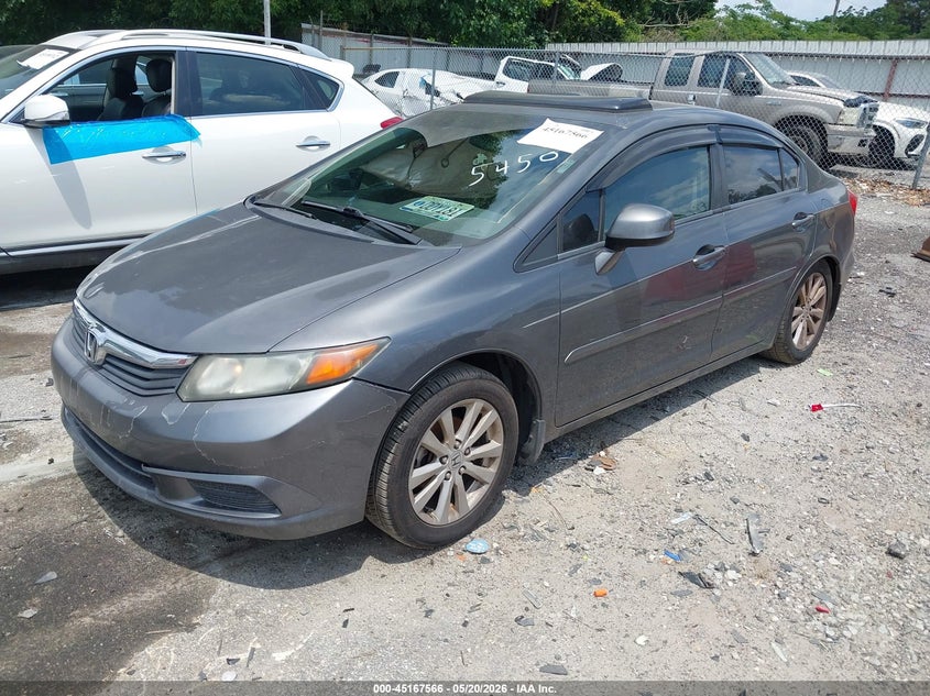 2012 Honda Civic Ex-L 2HGFB2F92CH505450 photo 1