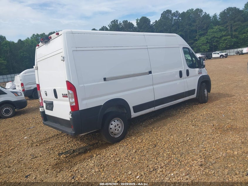 Vin: 3c6trvdg3ke527460, lot: 45665287, ram promaster 2500 high roof 159 wb 20194