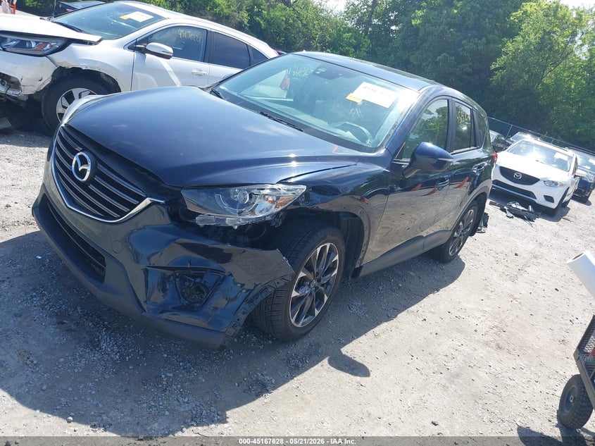 Vin: jm3ke4dy5g0907314, lot: 45665314, mazda cx-5 grand touring 20162