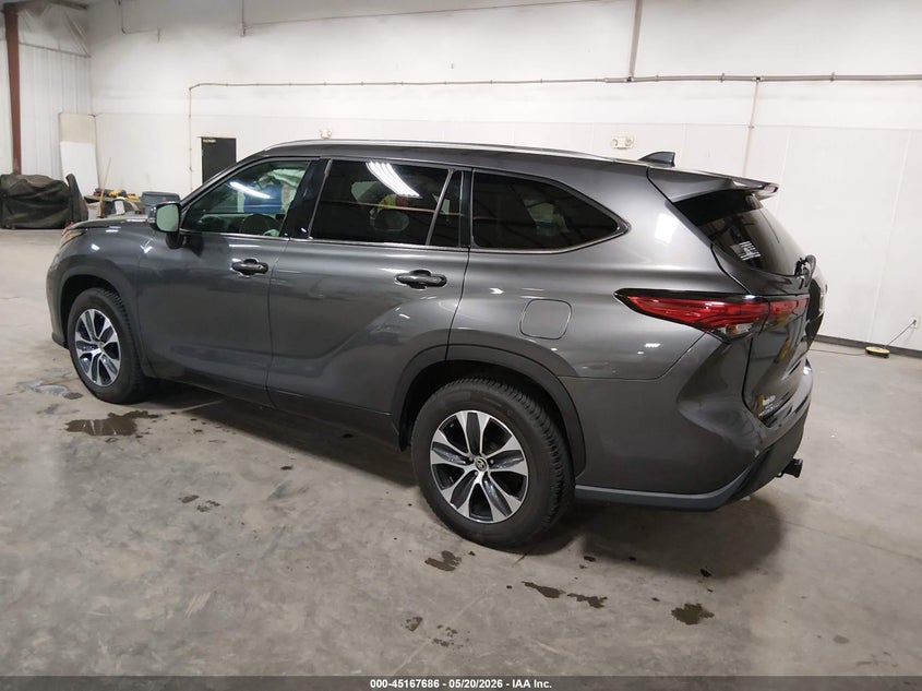 Vin: 5tdgzrah3ms041755, lot: 45665372, toyota highlander xle 20213
