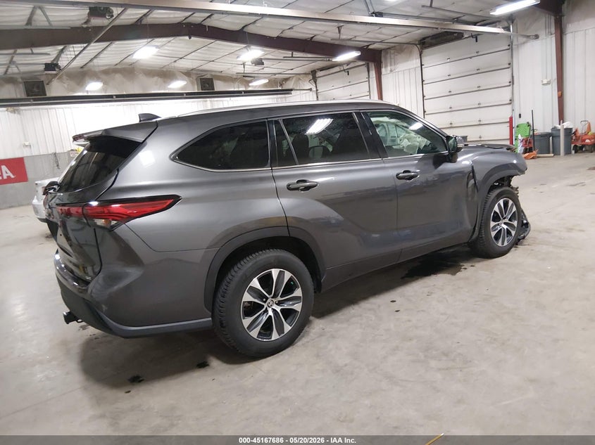 Vin: 5tdgzrah3ms041755, lot: 45665372, toyota highlander xle 20214