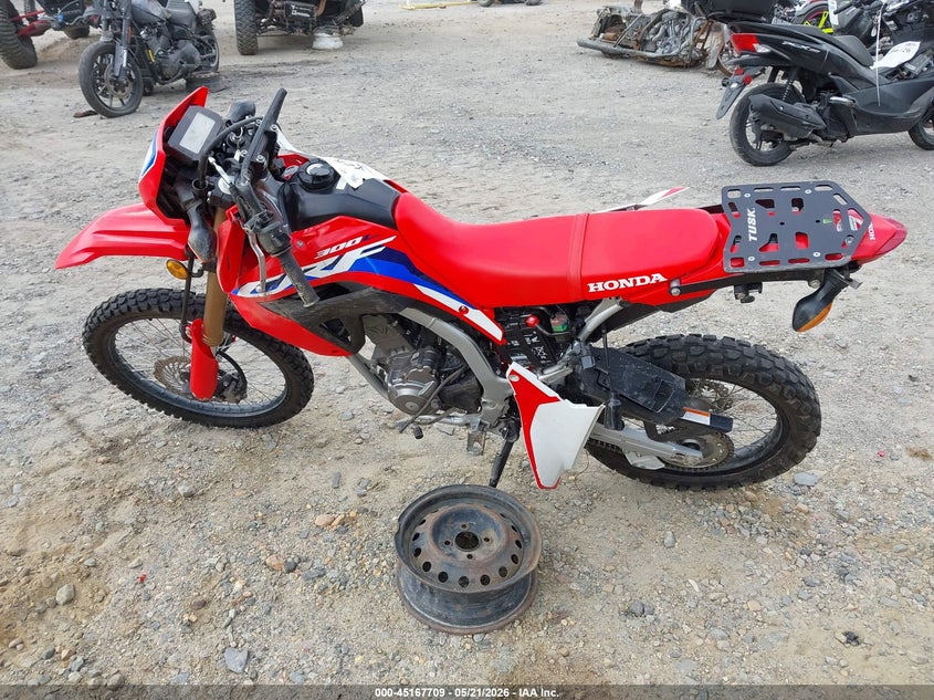 2023 Honda Crf300 L VIN: MLHND1612P5202381 Lot: 45167709