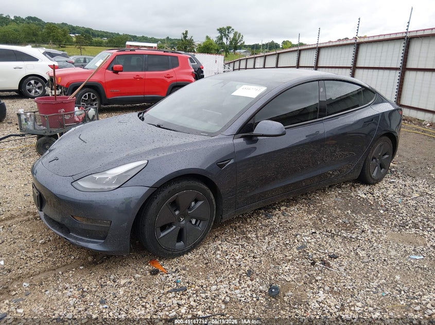 Vin: 5yj3e1ea1mf059913, lot: 45665398, tesla model 3 standard range plus rear-wheel drive 20212