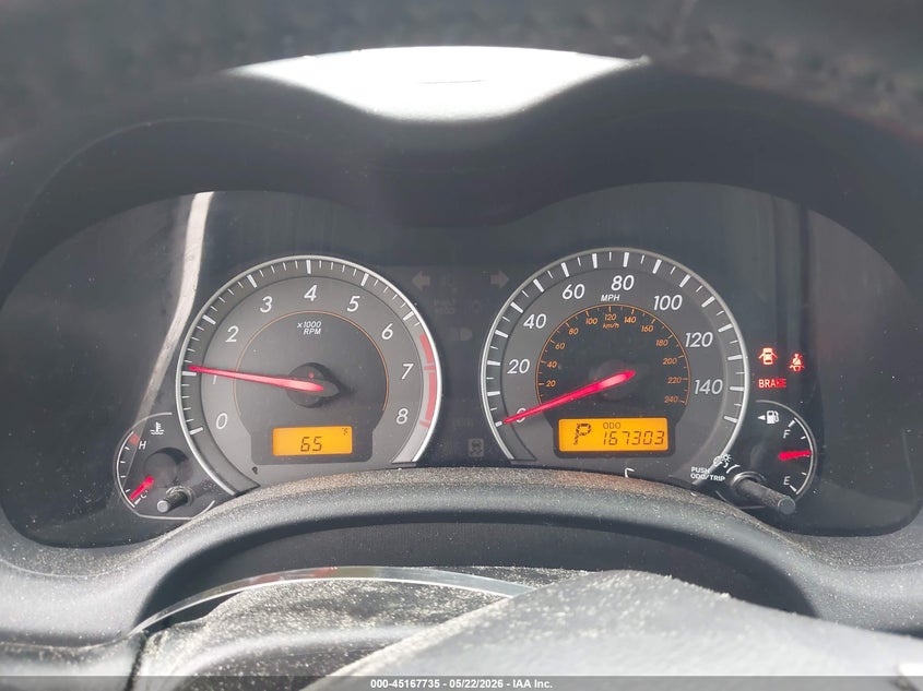 2010 TOYOTA COROLLA SEDAN 1.8L I-4 DOHC, VVT, 132HP
