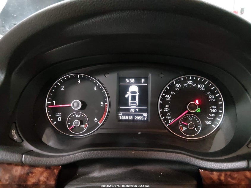 2013 Volkswagen Passat 2.0L Tdi Sel Premium VIN: 1VWCN7A35DC011335 Lot: 45167775