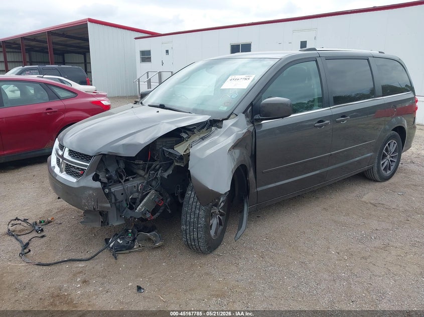 Vin: 2c4rdgcg1hr862352, lot: 45665471, dodge grand caravan sxt 20172
