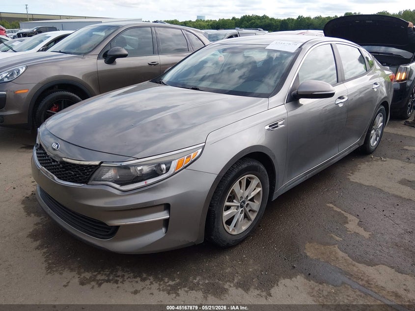 Vin: 5xxgt4l33gg029570, lot: 45665565, kia optima lx 20162
