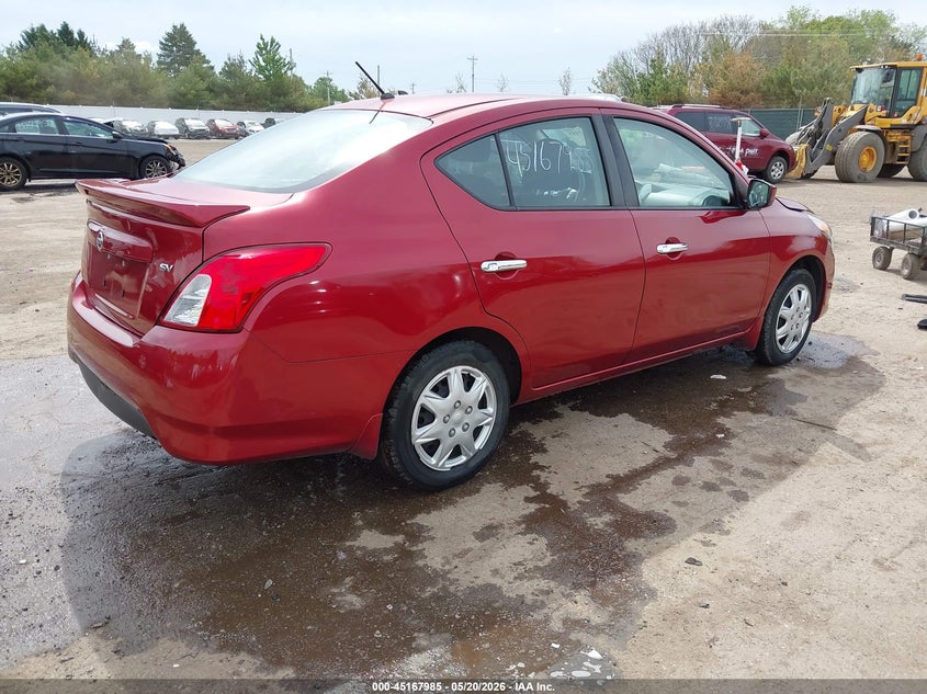 Vin: 3n1cn7ap9jl819194, lot: 45665671, nissan versa 1.6 sv 20184