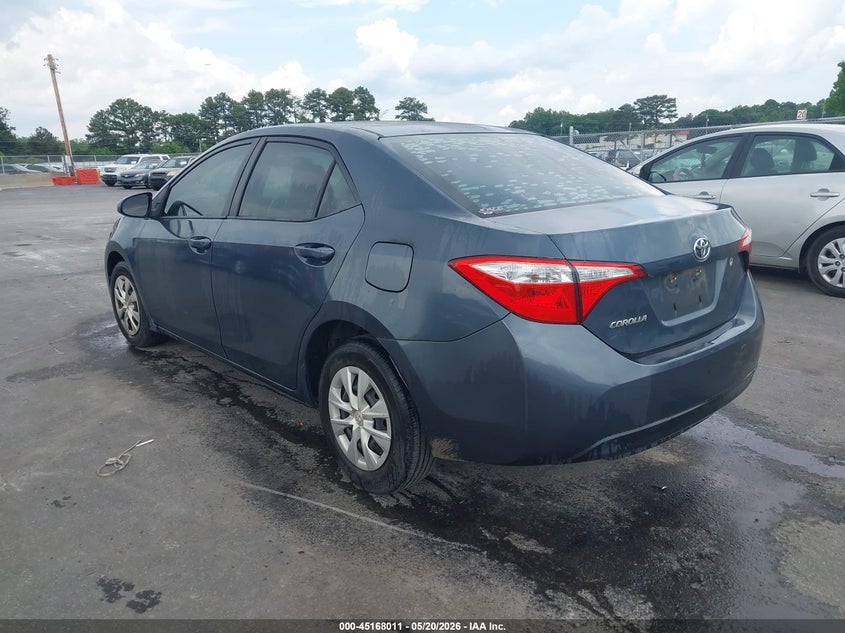 Vin: 2t1burhe1fc353119, lot: 45665696, toyota corolla l 20153