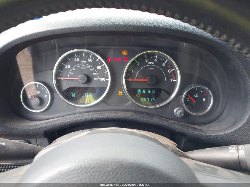 2011 JEEP WRANGLER SPORT UTILITY VEHICLE 3.8L V-6 202HP