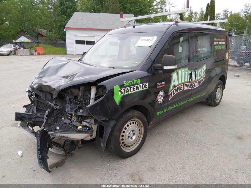 Vin: zfberfab9j6l02709, lot: 45665848, ram promaster city tradesman 20182