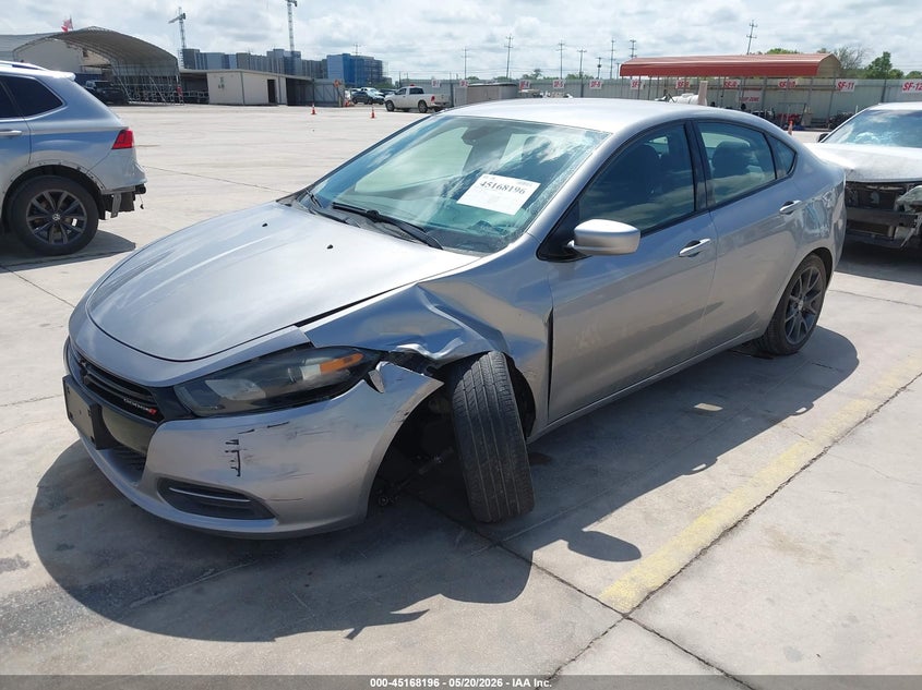 Vin: 1c3cdfaa8gd703896, lot: 45665883, dodge dart se 20162