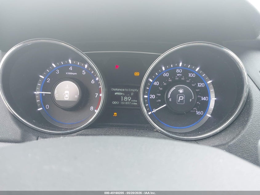 2013 HYUNDAI SONATA SEDAN 2.4L I-4 DI, DOHC, VVT, 200HP