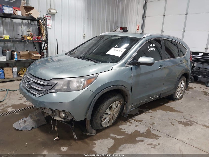 2012 Honda Cr-v 2.4 Cr-V Ex-L green Lot 111045168234 Vin 5J6RM4H77CL012986