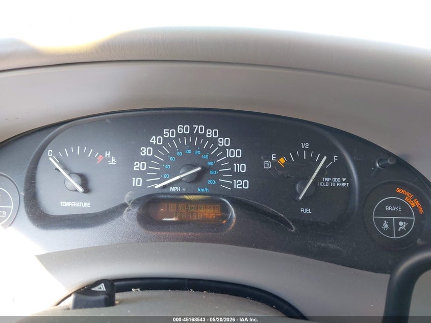 2000 Buick Century Limited VIN: 2G4WY55J7Y1303189 Lot: 45168543