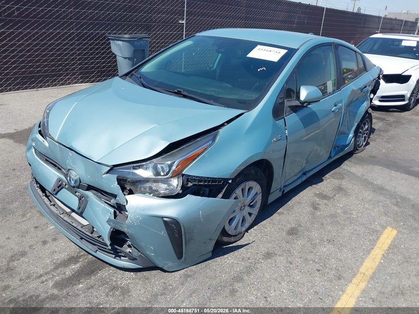 2020 Toyota Prius L Eco JTDKARFU9L3114117 photo 1