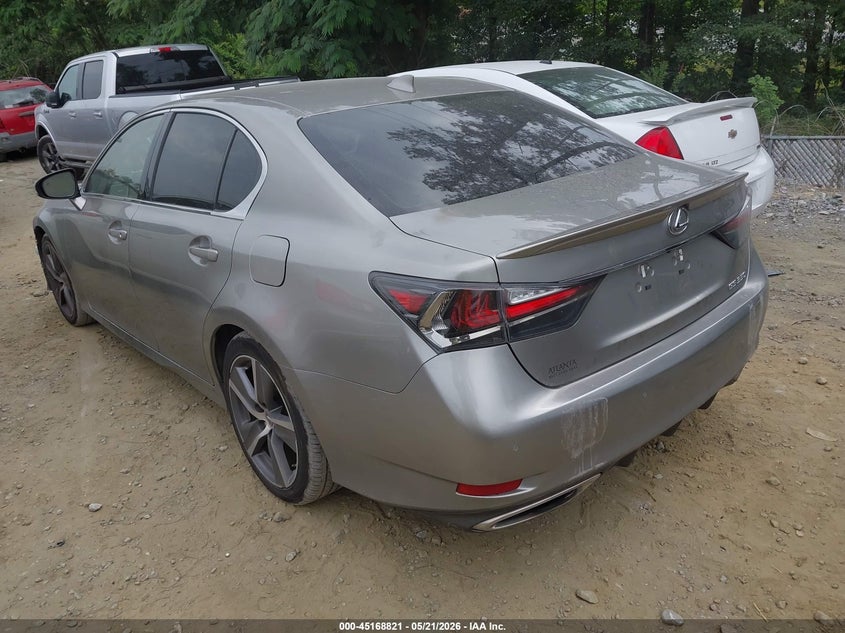 Vin: jthbz1bl8ga004490, lot: 45666507, lexus gs 350 20163