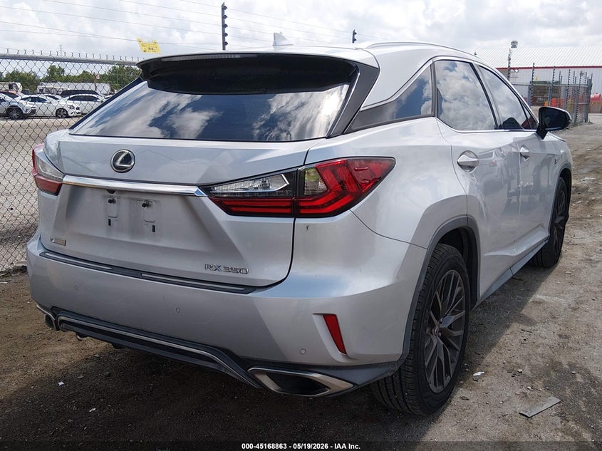 Vin: 2t2bzmca0gc044330, lot: 45666549, lexus rx 350 f sport 20164