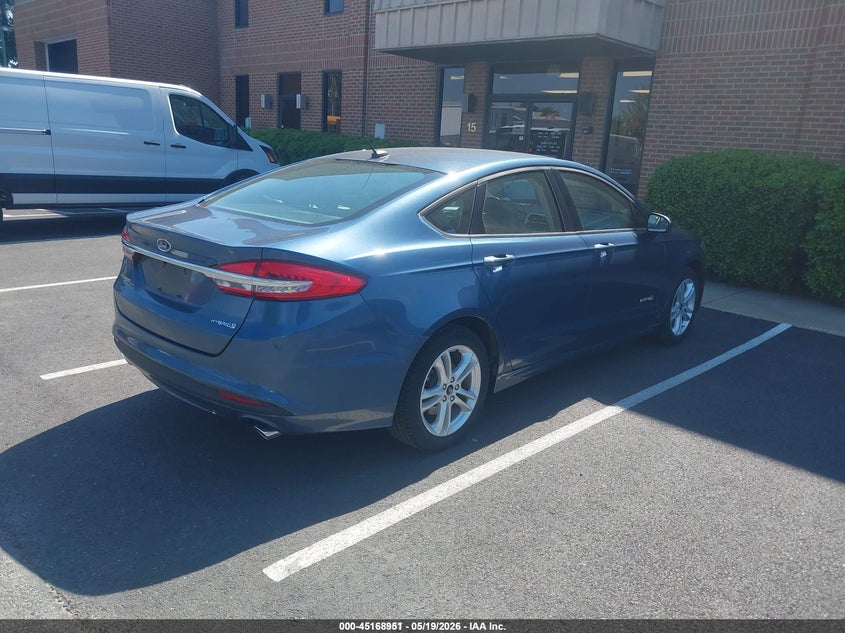 Vin: 3fa6p0uu4jr278863, lot: 45666637, ford fusion hybrid s 20184
