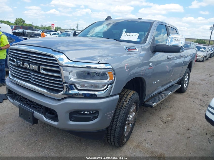Vin: 3c6ur5fl7rg407917, lot: 45666760, ram 2500 laramie  4x4 6'4 box 20242