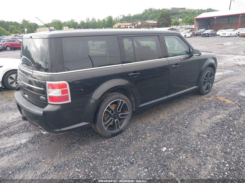 Vin: 2fmgk5c85ebd24778, lot: 45666788, ford flex sel 20144