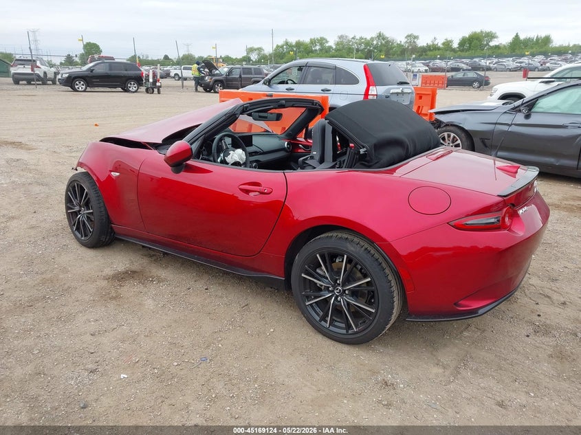 Vin: jm1ndad73s0660396, lot: 45666810, mazda mx-5 miata grand touring 20253
