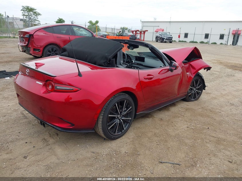 Vin: jm1ndad73s0660396, lot: 45666810, mazda mx-5 miata grand touring 20254
