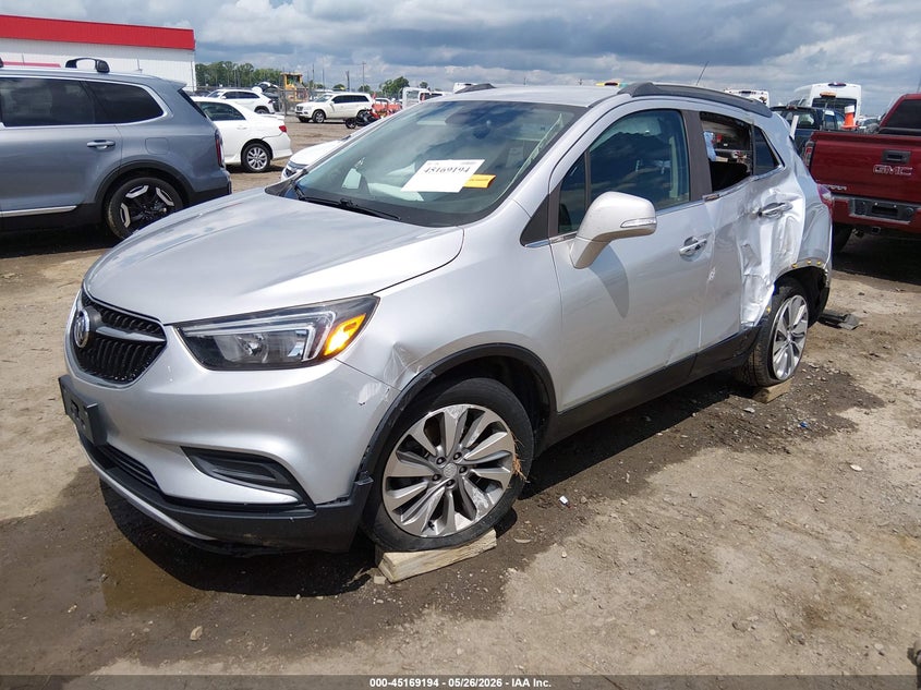 Vin: kl4cjasbxjb718573, lot: 45666880, buick encore preferred 20182