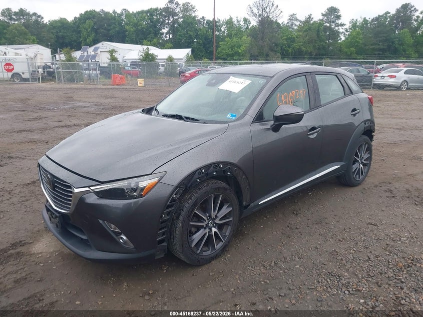 Vin: jm1dkfd71j0305885, lot: 45666923, mazda cx-3 grand touring 20182
