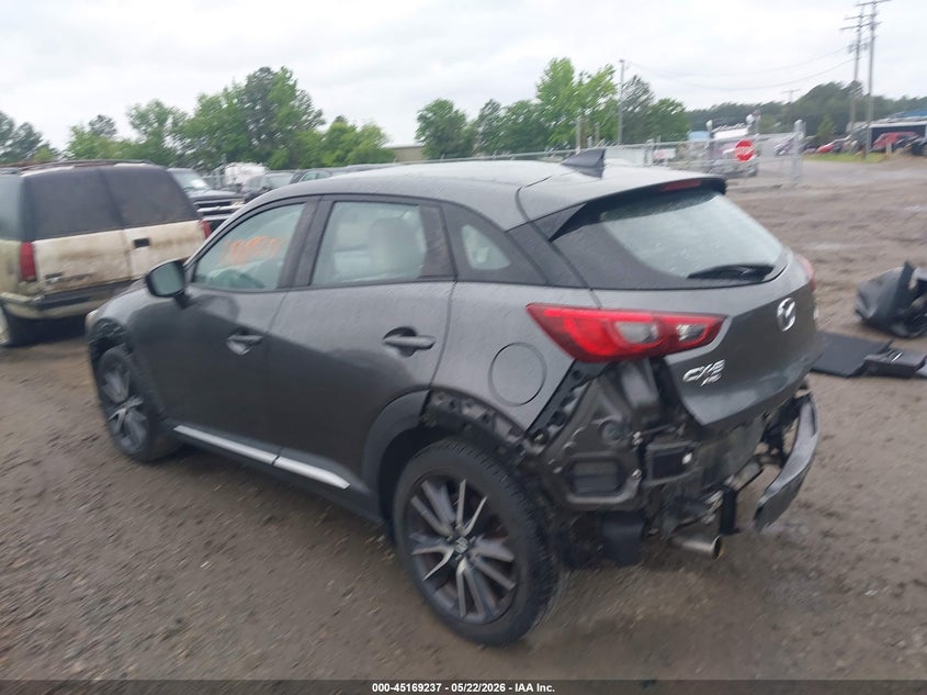 Vin: jm1dkfd71j0305885, lot: 45666923, mazda cx-3 grand touring 20183