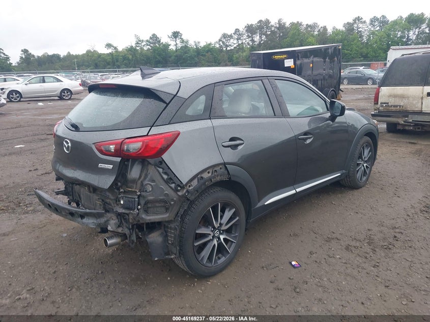 Vin: jm1dkfd71j0305885, lot: 45666923, mazda cx-3 grand touring 20184