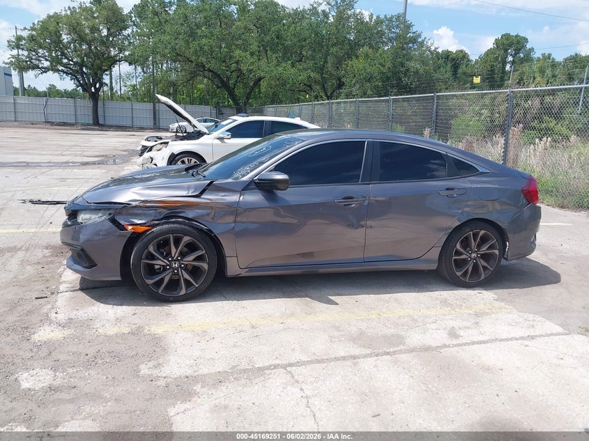 VIN 19XFC2F88ME000805 2021 HONDA CIVIC SPORT
