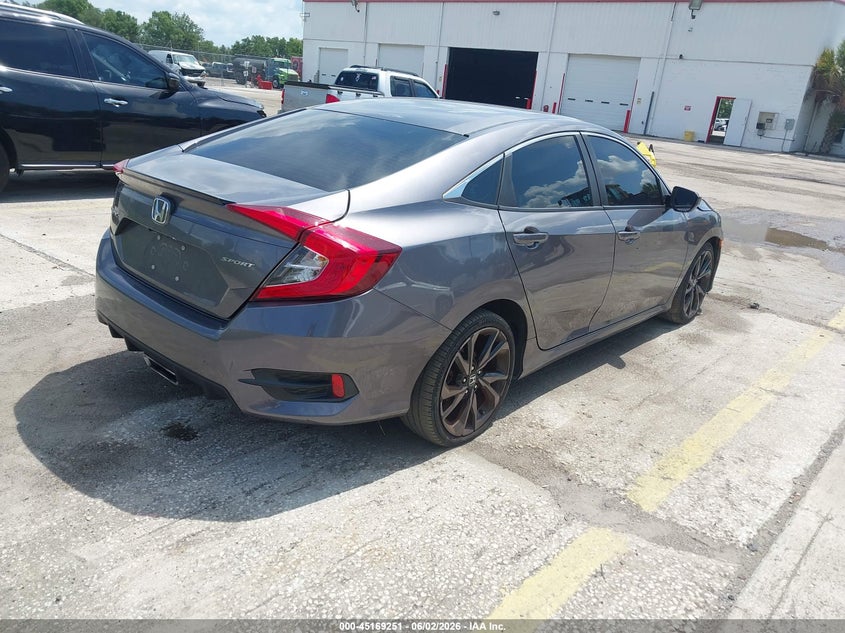 VIN 19XFC2F88ME000805 2021 HONDA CIVIC SPORT