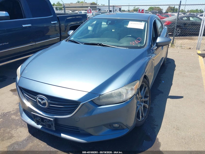Vin: jm1gj1w59e1101544, lot: 45666978, mazda mazda6 i grand touring 20142