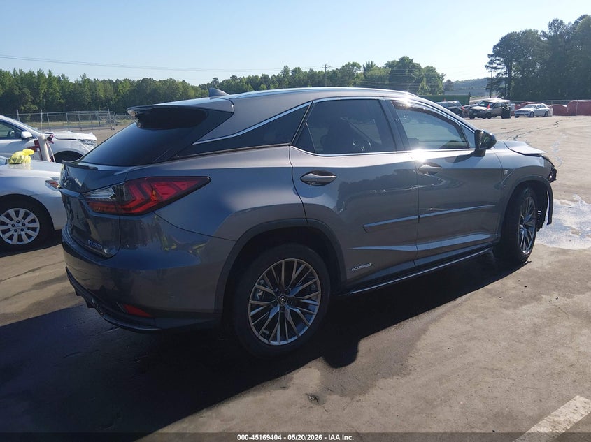 Vin: 2t2ygmda6lc055292, lot: 45667091, lexus rx 450h f sport performance 20204