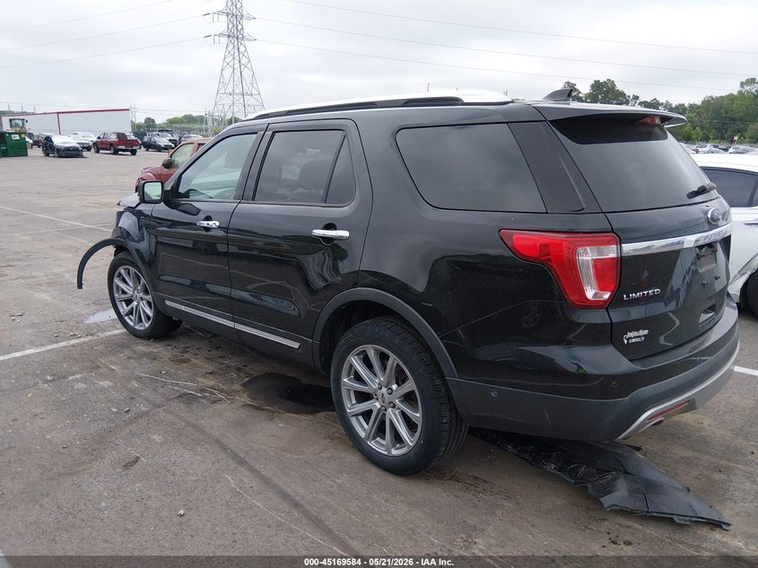 Vin: 1fm5k8f88hge33303, lot: 45667269, ford explorer limited 20173