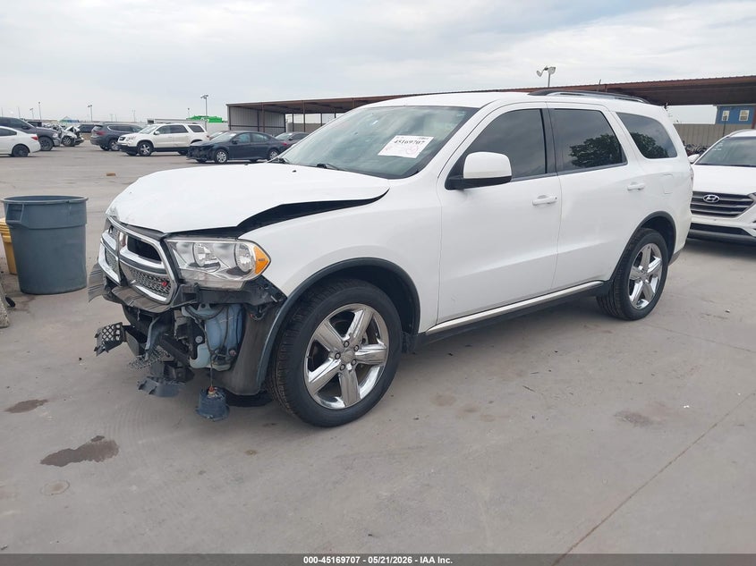 Vin: 1c4rdhag6dc695112, lot: 45667393, dodge durango sxt 20132