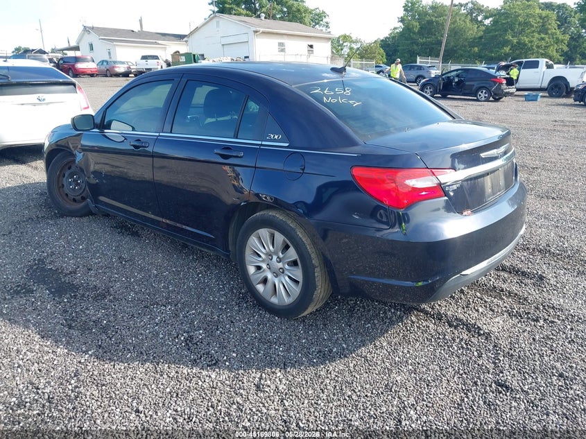 Vin: 1c3bc4fb9bn601210, lot: 45667491, chrysler 200 lx 20113